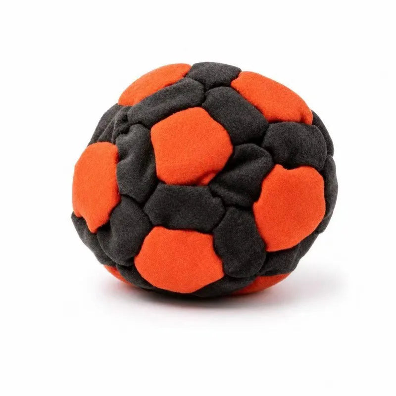 Soft Handmade Footbag Sacks Soccer Design Colorful Outdoor parent-child interactive Stress Relieving Elastic Ball for Children