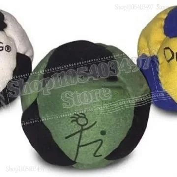 Dirtbag Classic Footbag Hacky Sack 3-Pack with Carry Pouch