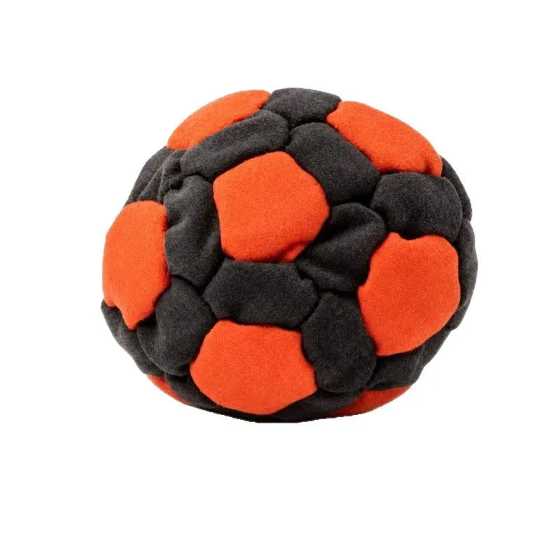 Soft Handmade Footbag Sacks Soccer Design Colorful Outdoor parent-child interactive Stress Relieving Elastic Ball for Children