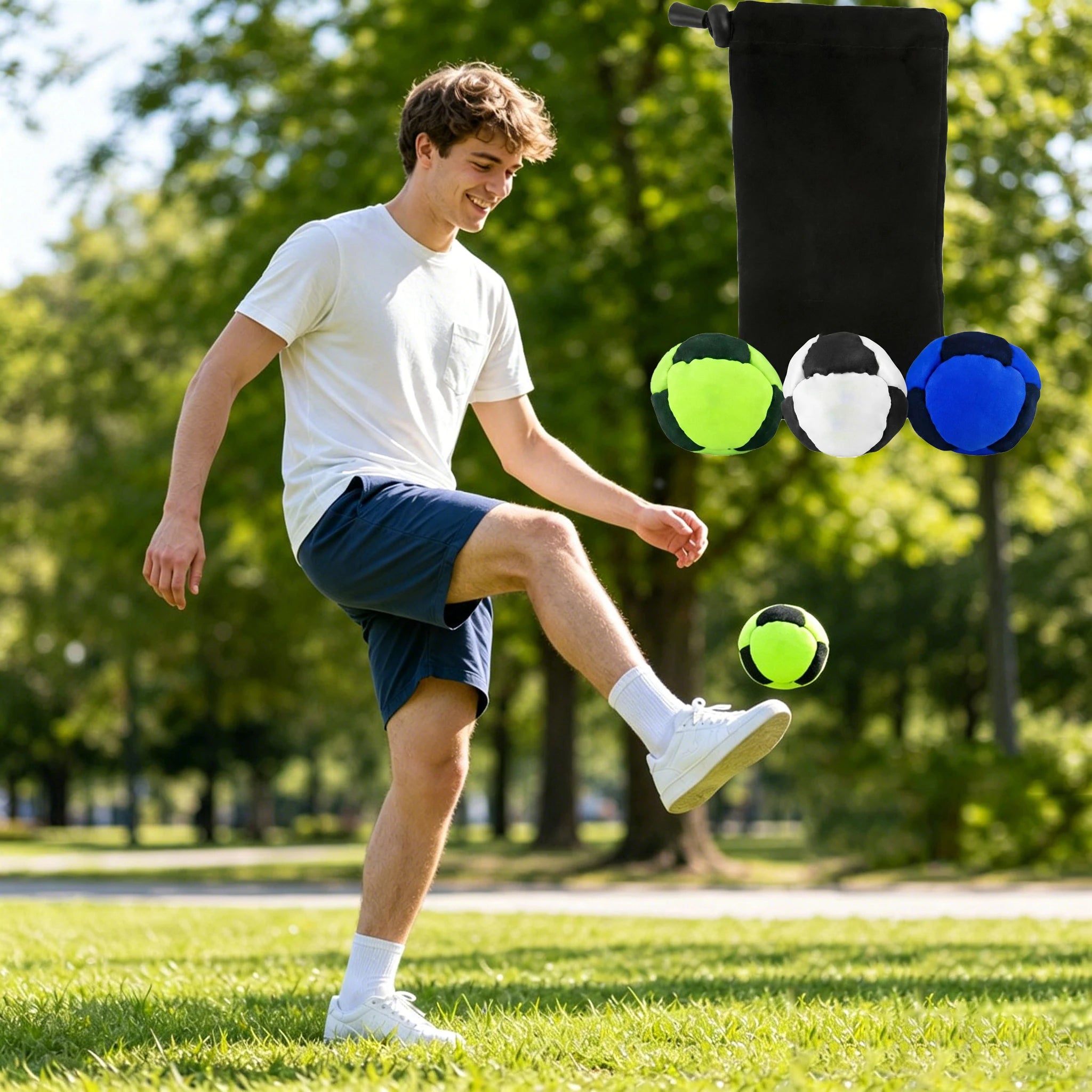 Sandbag Footbag For Hacky Sack
