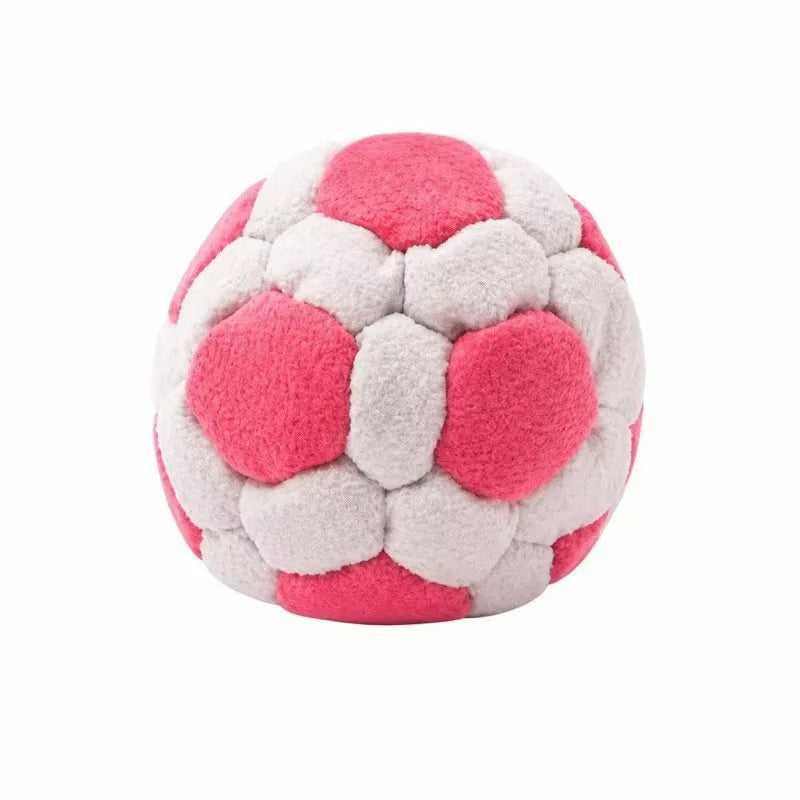 Soft Handmade Footbag Sacks Soccer Design Colorful Outdoor parent-child interactive Stress Relieving Elastic Ball for Children